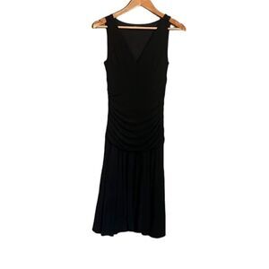 BCBG Maxarzia black midi dress. Size medium